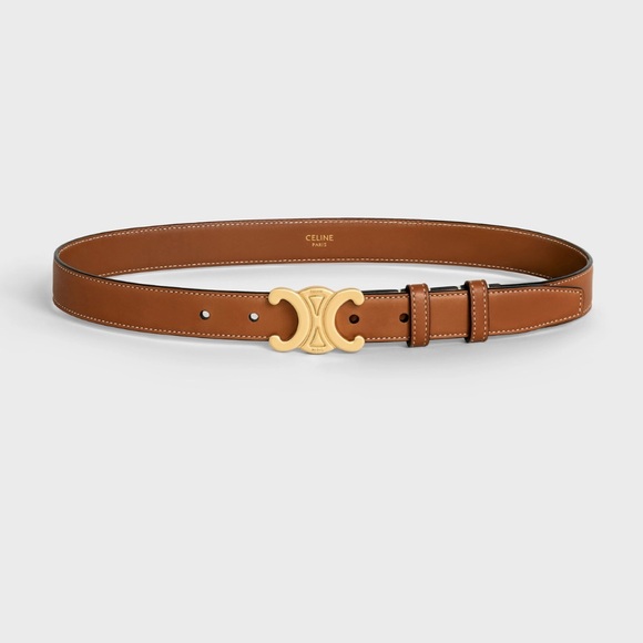 Celine Triomphe Medium Calfskin Leather Belt 85 - Picture 1 of 16